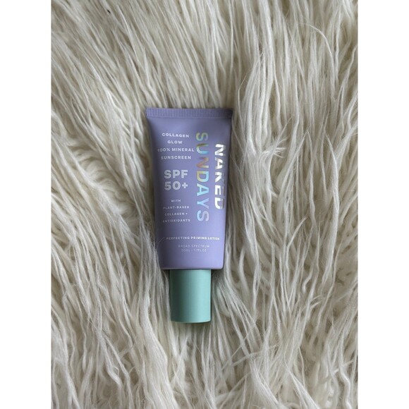 Naked Sundays Collagen Glow 100% Mineral Sunscreen Perfecting Priming SPF 50 - Picture 3 of 8